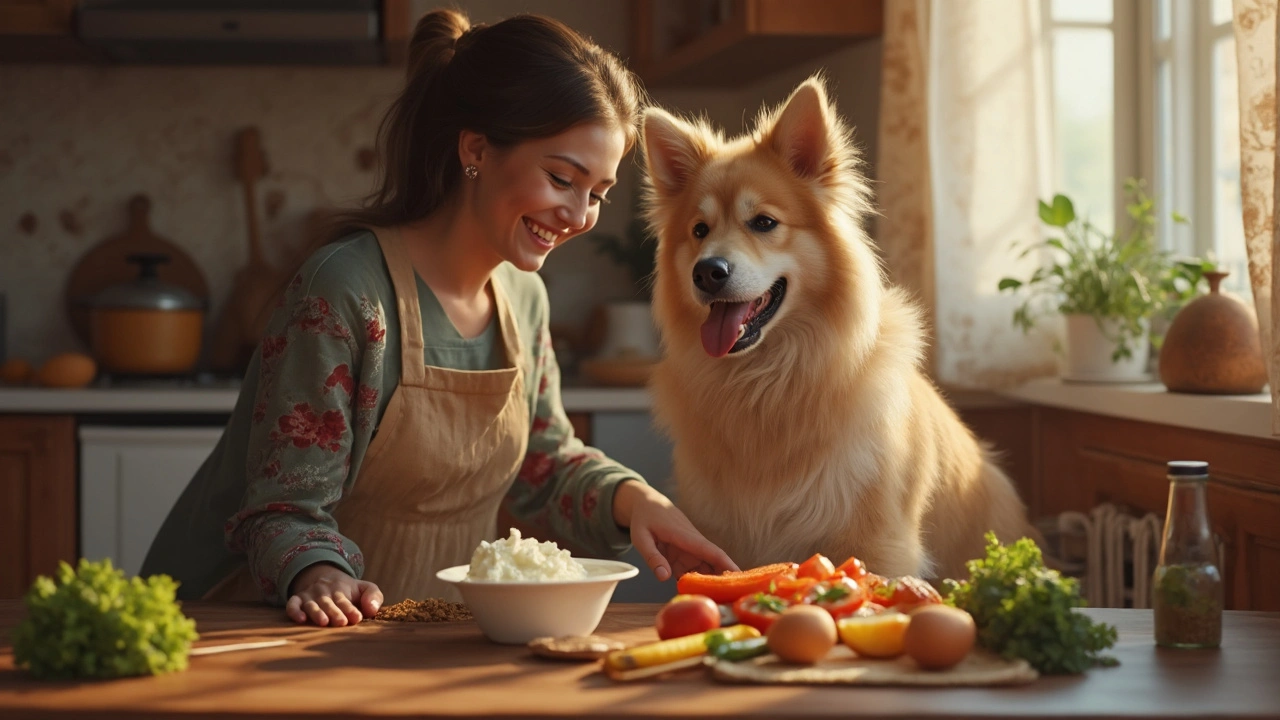 Что давать собаке помимо сухого корма: продукты, добавки, правила питания