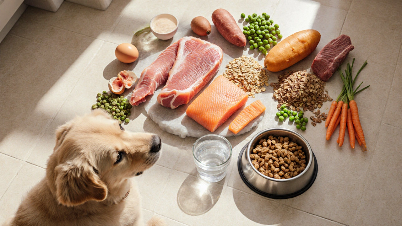 Обязательные компоненты рациона собаки: что должно входить в питание